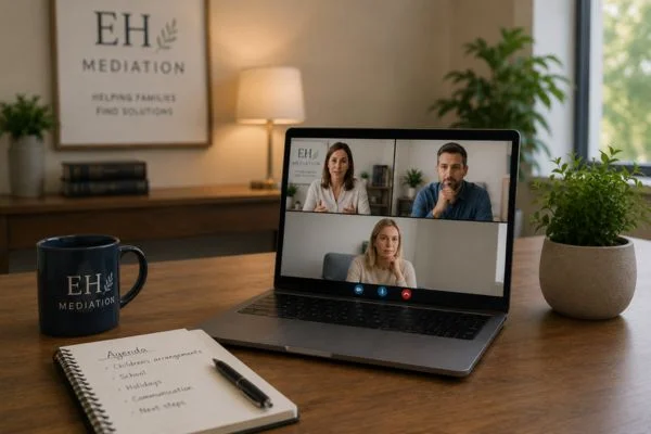 child access mediation Farnham online meeting.